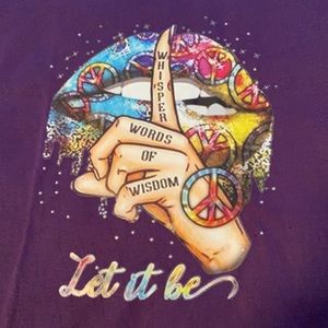 Whisper Words of Wisdom Let it Be Peace T shirt